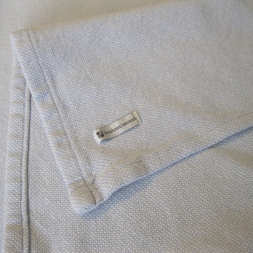 Benson Mount Light Blue Throw/Baby Blanket - 62" x 77" - 100% cotton